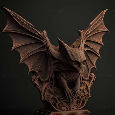 3D model bat 3d model (STL)